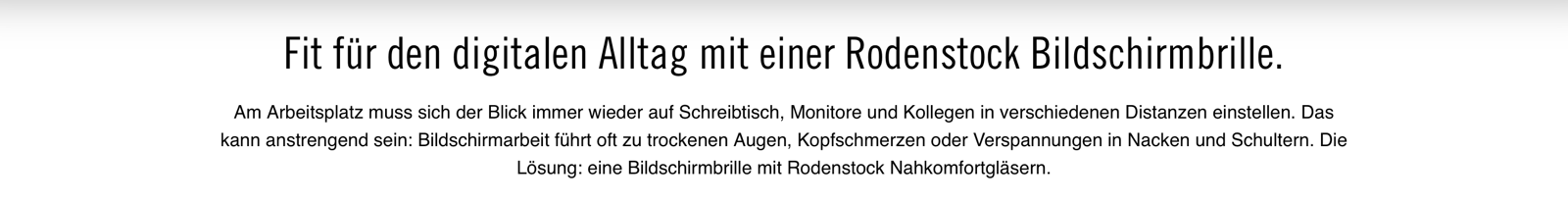 Bildschirmbrille Rodenstock